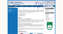 Desktop Screenshot of mrc-holland.com