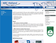 Tablet Screenshot of mrc-holland.com